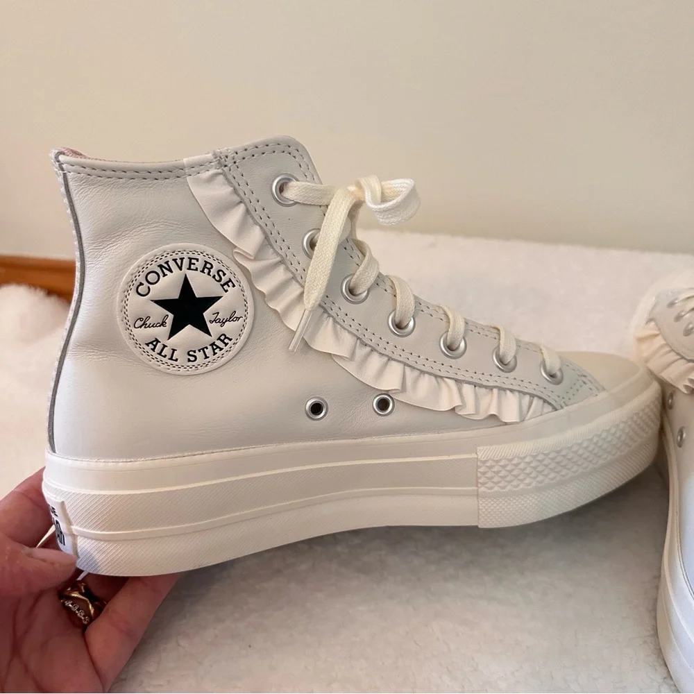 Converse Classic White High-Tops - Picture 6 of 10